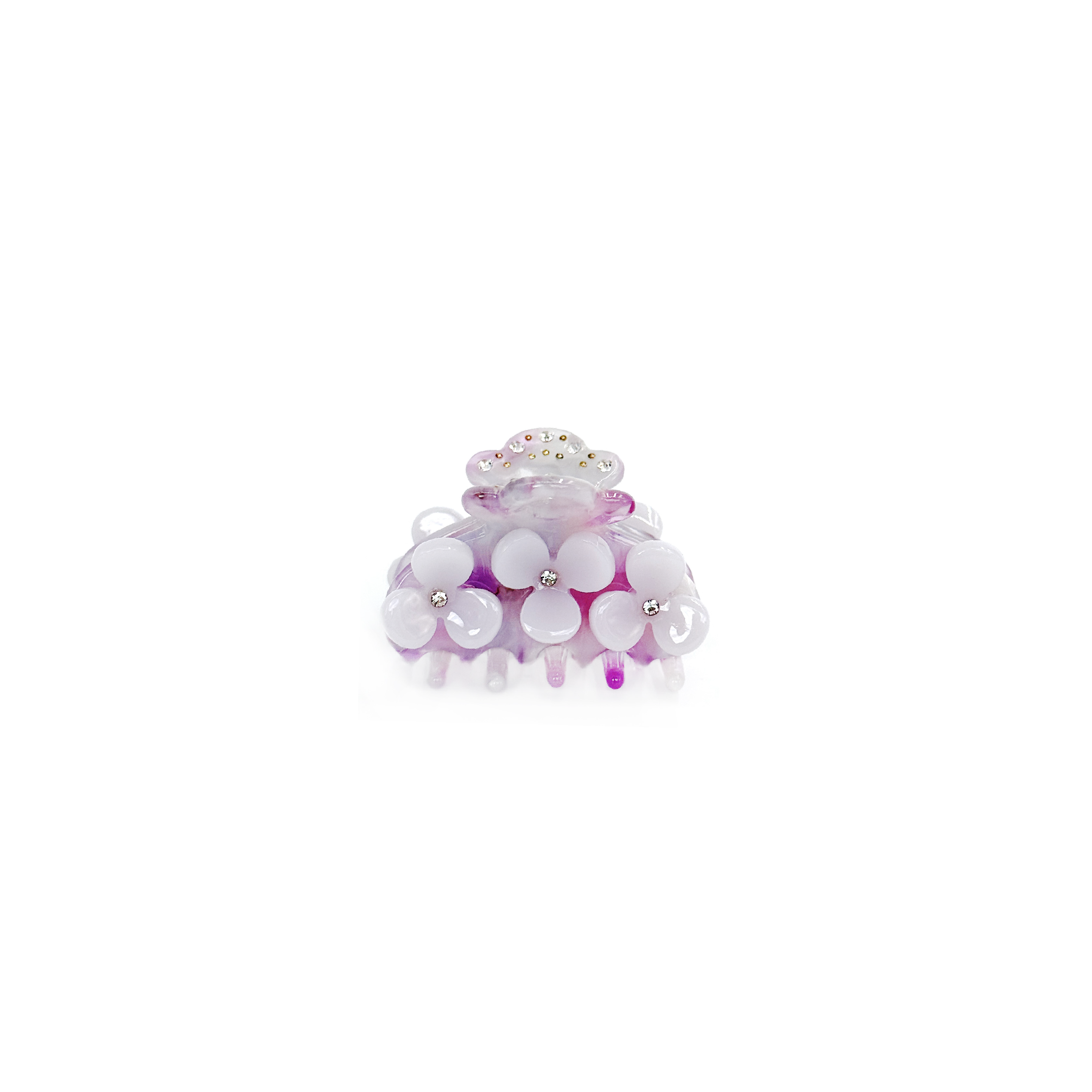 Mini Lavender Flower Clip