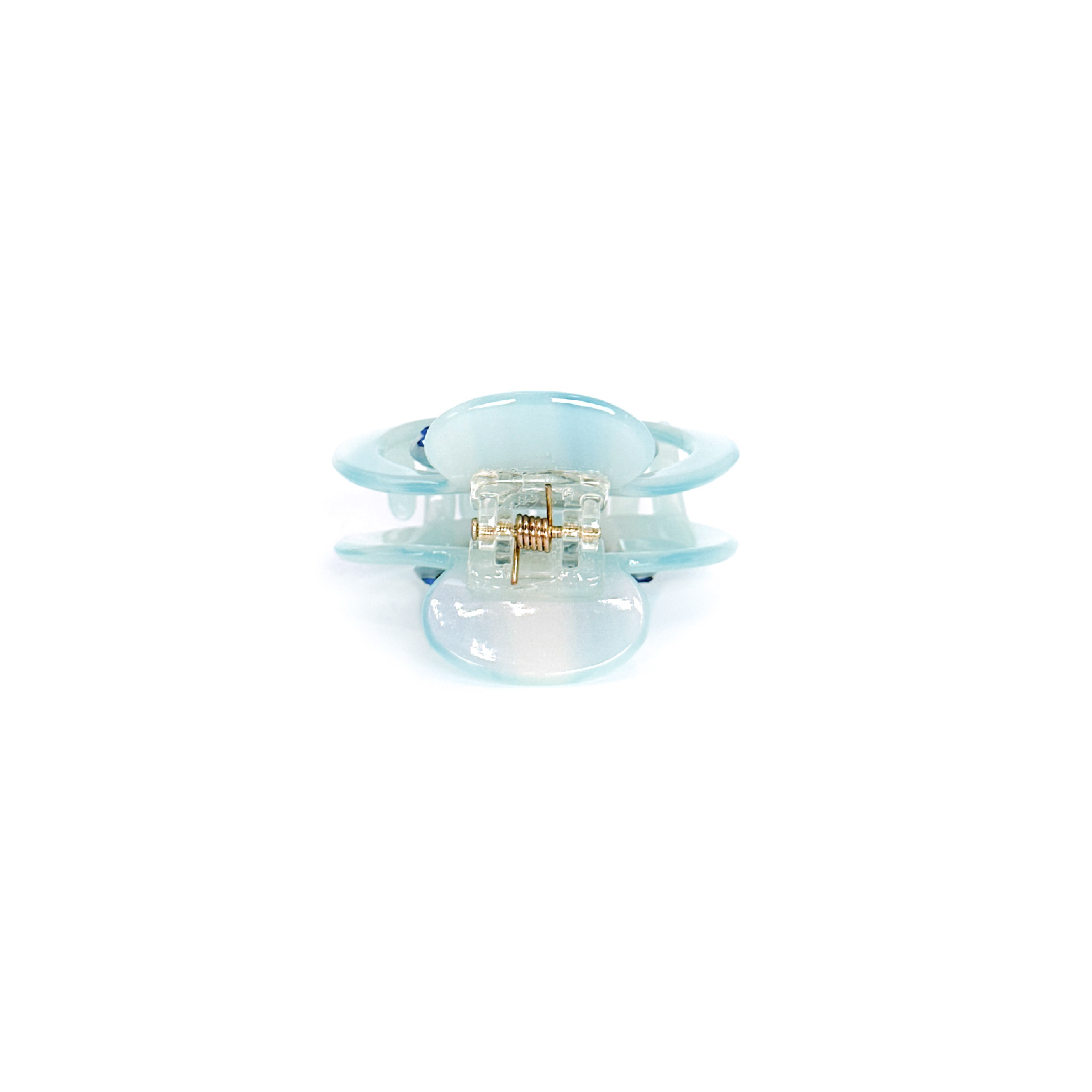 Chloe Flower Clip Blue